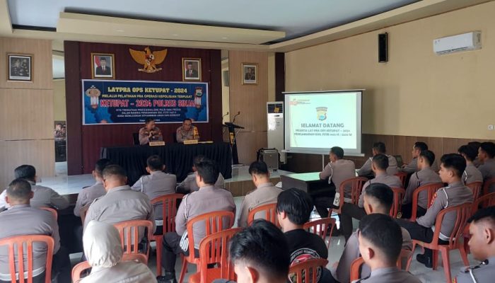 Jelang Ops Ketupat 2024, Polres Sinjai Laksanakan Latihan Pra Operasi
