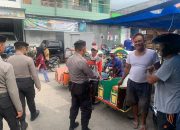 Cegah Aksi Kriminalitas, Tim Patroli Samapta Polres Majene Sasar Pasar Sentral Majene
