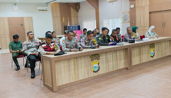 Polres Palopo Laksanakan Rakor Lintas Sektoral Jelang Ops Ketupat 2024