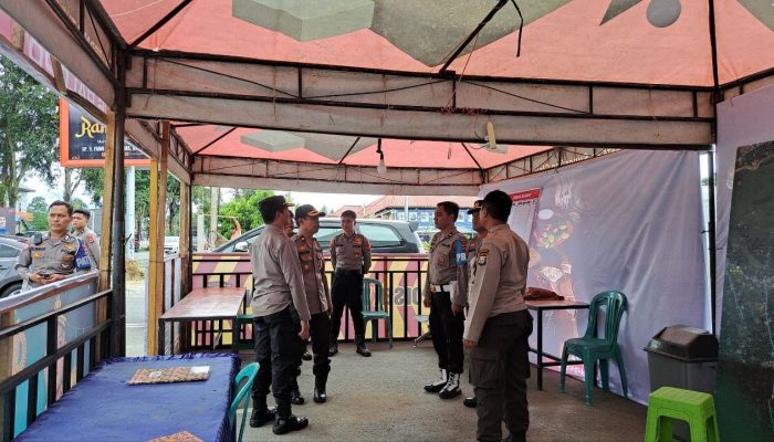 Kapolres Palopo Turun Langsung Cek Pos PAM dan Pos Pelayanan
