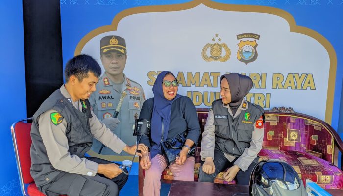 Cek Kesehatan Personel Pengamanan, Polres Maros Gelar Patroli Kesehatan