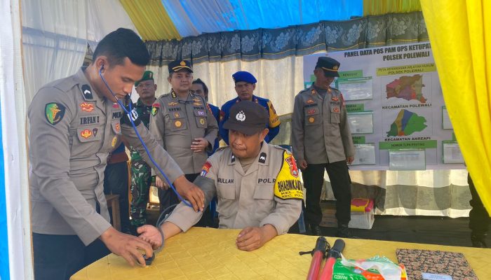 Biddokkes Polda Sulbar Patroli Kesehatan Operasi Ketupat Marano, Mewujudkan Pelayanan Kesehatan Prima Pada Arus Mudik Lebaran
