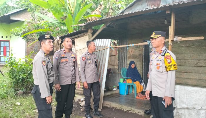 Wakapolres Gowa Pantau Pos Pengamanan Operasi Ketupat 2024 dan Kesiapan Bedah Rumah Menjelang Idul Fitri