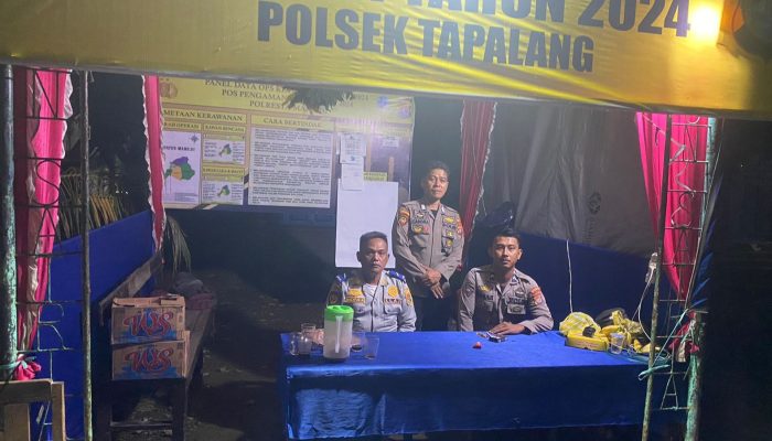 Posko Operasi Ketupat Tapalang Polresta Mamuju, Jika Pemudik Mengantuk Singgah Istirahat Dan Minum Kopi Panas