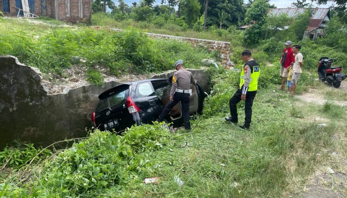 Kembali Terjadi Kecelakaan Tunggal , Sat Lantas Polres Jeneponto Himbau Pengendara Istirahat Jika Lelah