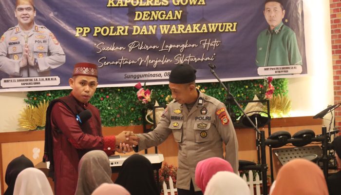 Polres Gowa Gelar Buka Puasa Bersama Ramadan 1445 H Dengan Purnawirawan Polri dan Warakawuri