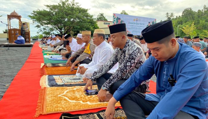 Takbir Hari Kemenganan Juga Bergemuru di Polda Sulbar