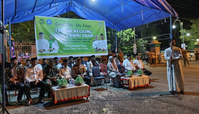 Kapolres Palopo Menurunkan Sejumlah Personil Dalam Mengamankan Malam Takbiran