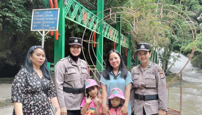 Pengunjung TWA Bantimurung Capai 4412 Orang, Polres Maros Tingkatkan Pengamanan