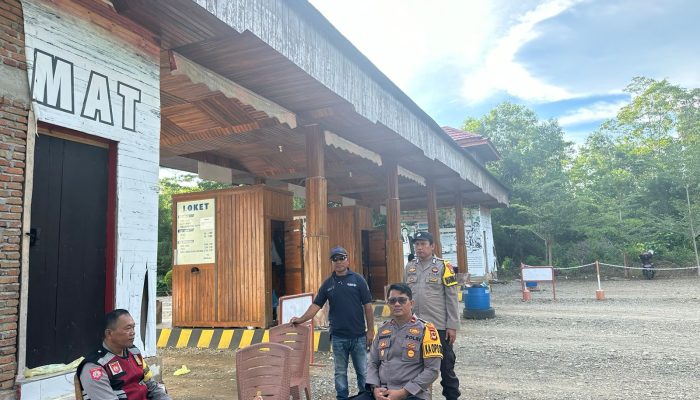 Kapolsek Pitu Riase Pimpin Langsung Pengamanan Objek Wisata Pasca-Lebaran