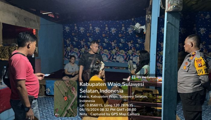 AKP Muhammad Hatta Pimpin Operasi Miras Dan Narkoba Di Warung Warung Wilayah Hukum Polsek Keera