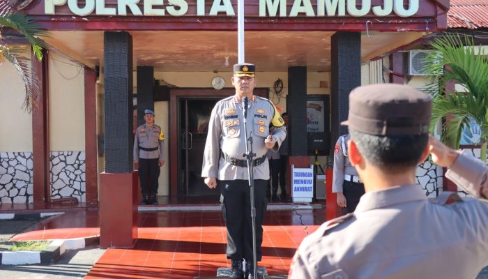 Kapolresta Mamuju Pimpin Upacara Hari Kesadaran Nasional, Ini Arahannya