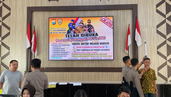 Telah dibuka Pendaftaran Polri, SDM Polres Luwu : Negara dan Bangsa Menunggu Darma Baktimu, Remaja Luwu Ayo Bergabung Bersama Polri