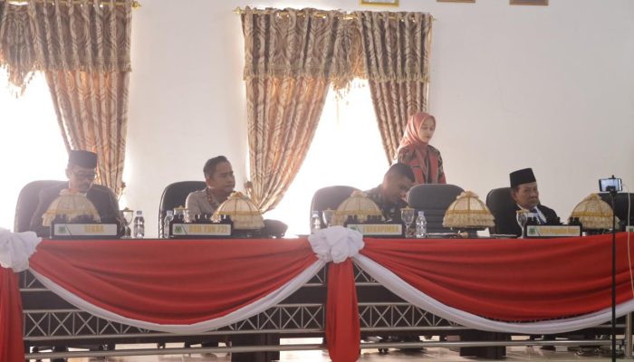 Kapolres Pinrang hadiri rapat Paripurna DPRD Kabupaten Pinrang