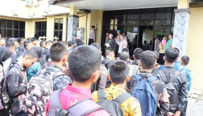 Polres Soppeng Laksanakan Rikmin Awal Peserta calon Anggota Polri