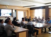 Via Daring, Kapolda Sulbar dan Seluruh PJU Jajarannya Ikuti Penandatanganan Nota Kesepahaman Antara Kementerian Pertanian dan Polri