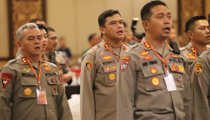 Kapolres Gowa Hadiri Gelar Operasional Triwulan I tahun 2024