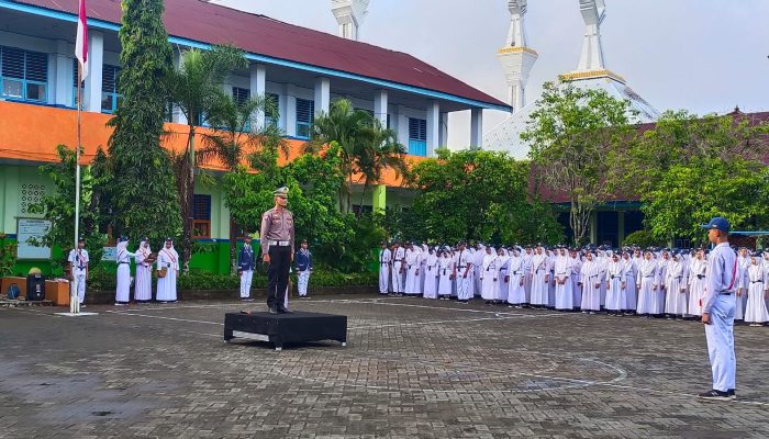 Minimalisir Kecelakaan Lalulintas, Sat Lantas Polres Gowa Sambangi Sekolah