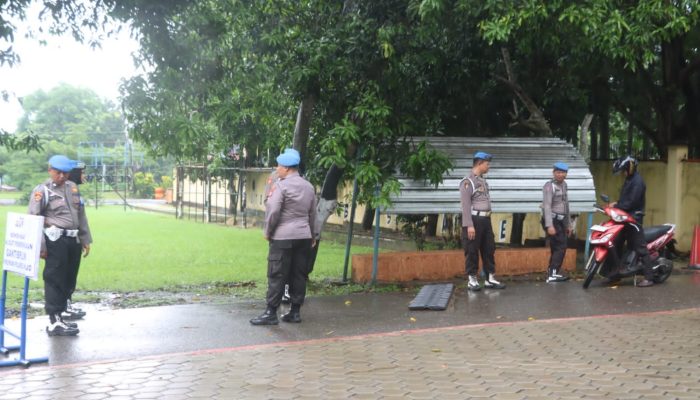 Kasi Propam Polres Wajo Pimpin Penegakan dan Penertiban Disiplin Personel