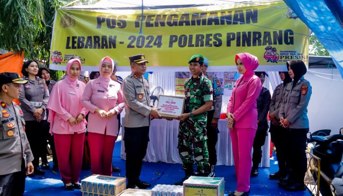 Menjelang Hari Raya Idul Fitri , Kapolres Pinrang Lakukan Cek Pos Pelayanan dan Pos Pengamanan Ops Ketupat 2024