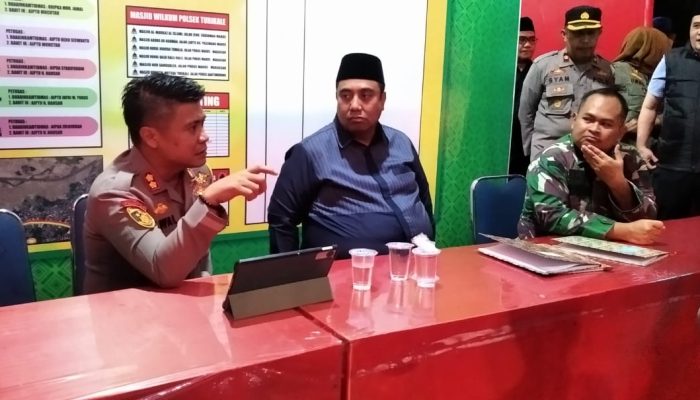 Kunjungi Pos Pengamanan, Ini Pesan Kapolres Maros