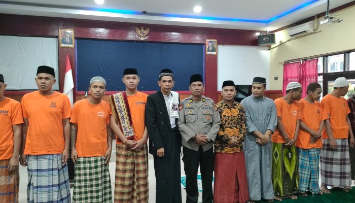 Tahanan Polres Gowa Rayakan Idul Fitri dengan Penuh Suka Cita