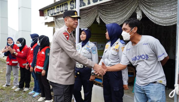 Kapolda Sulbar Tinjau Pelayanan Objek Wisata Selama Liburan Lebaran