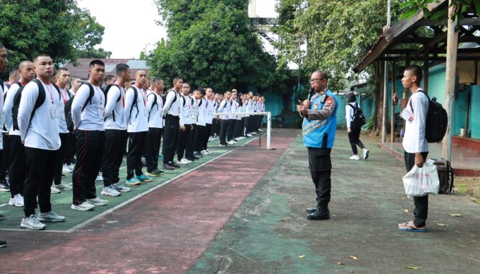 Sebanyak 253 Calona Taruna Akpol T.A. 2024 Panda Polda Sulsel Ikuti Rikkes Tahap I
