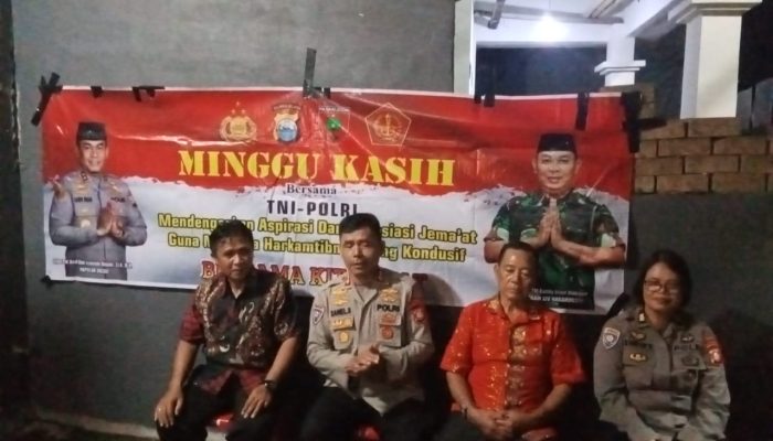 Polda Sulsel Jalin Silatuhrahim dengan Warga Biringkananya Lewat Minggu Kasih