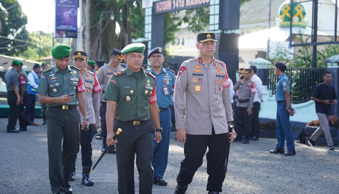 Apel Gelar Pasukan, Kapolda : Kita Mantapkan Pengamanan Kunjungan Kerja RI I di Sulbar