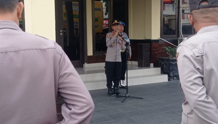 Wakili Kapolres Parepare, Kabag SDM Sampaikan Hindari Perbuatan Merugikan Diri Sendiri dan Institusi