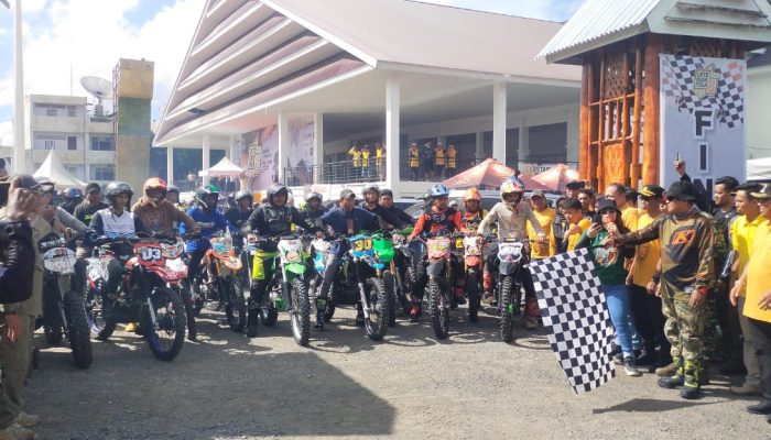 Polres Soppeng Amankan Kegiatan Latemmamala One Day Trail Adventure Seri VII 2024