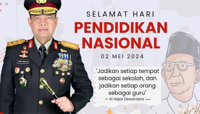 Kapolda Sulbar Irjen Pol Adang Ginanjar Ucapkan Selamat Hari Pendidikan Nasional