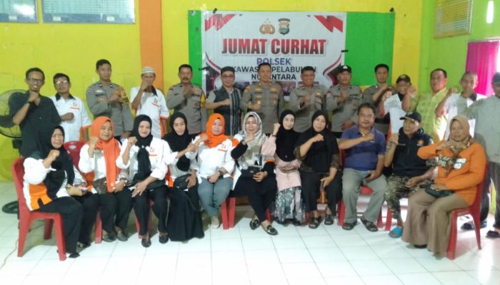 Jumat Curhat Polsek KPN, Kapolsek Terima Informasi dan Permintaan Dari Warga Kampung Pisang