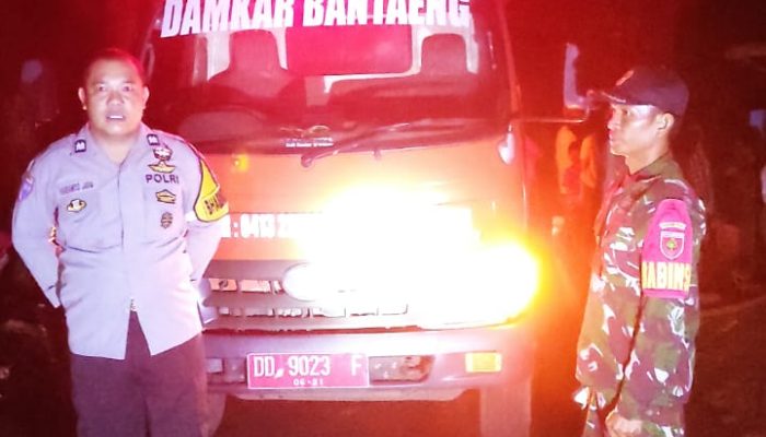 Rumah Terbakar di Rumbia, Kapolsek Kelara : Kerugian Ditaksir Ratusan Juta Rupiah