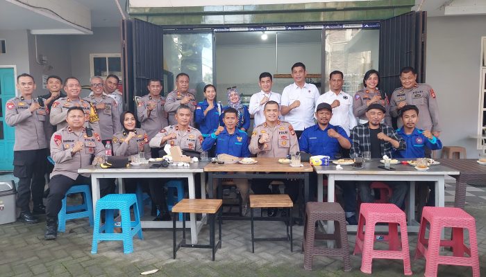 Perkuat Kemitraan, Polres Gowa dan KSPSI Kabupaten Gowa Gelar Coffee Morning