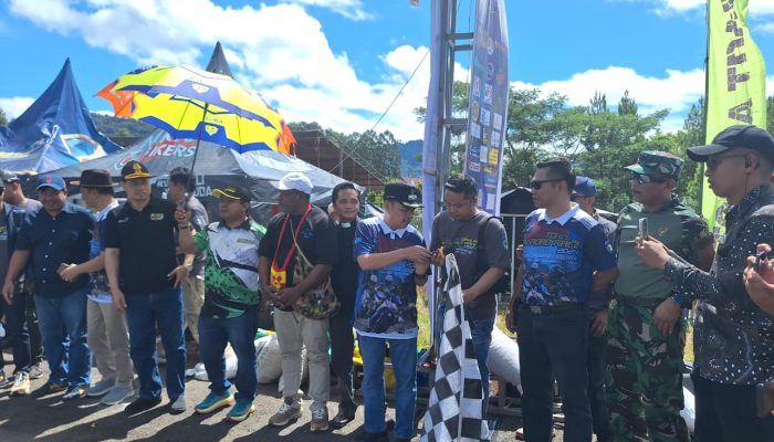 Pastikan Kegiatan Road Race Aman Dan Lancar, Polres Tana Toraja Kerahkan Personil Pengamanan