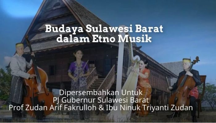 Ketua Bhayangkari PD Sulbar Persembahkan Etno Musik kepada PJ. Gubernur Diakhir Masa Jabatannya