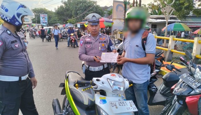 Satlantas Polres Bone Intensifkan Tindak Pelanggar Lalu Lintas