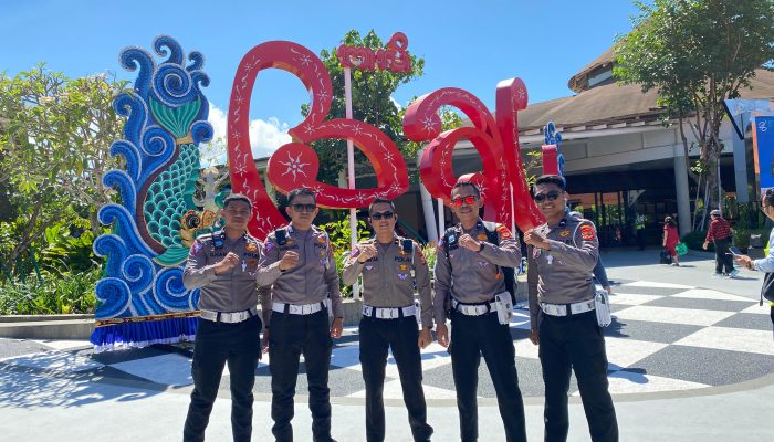 KTT WWF ke 10 di Bali, Personel Korlantas Dibekali Kendaraan Listrik,5 Utusan Satlantas Polres Wajo