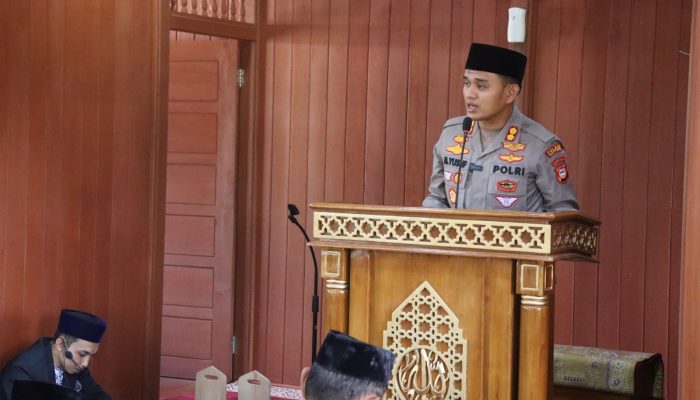Kapolres Soppeng Sampaikan Ini Saat Melakukan Safari Jum’at di Lalebata Rilau