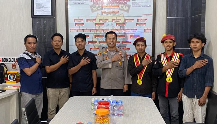 Polri Sahabat Pemuda, Kapolres Tana Toraja Terima Kunjungan OKP PMKRI Toraja