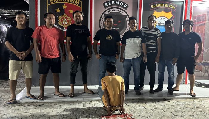 Unit Resmob Polres Sidrap Tangkap Pelaku Pencurian HP di Rumah Sakit Nemal