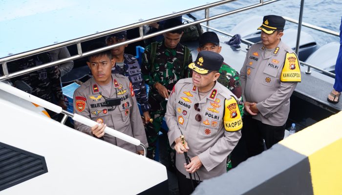 Kolaborasi Patroli Laut TNI/Polri, Kapolda Sulbar : Kita Jaga Ekosistem Laut dari Aksi Maraknya Bom Ikan