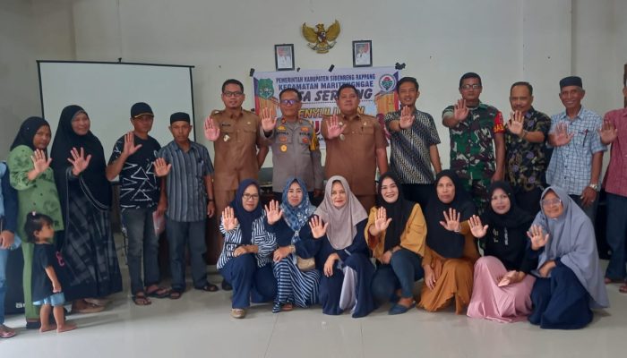 KBO Satnarkoba Polres Sidrap Beri Penyuluhan Hukum Tentang Narkoba ke Masyarakat Sereang