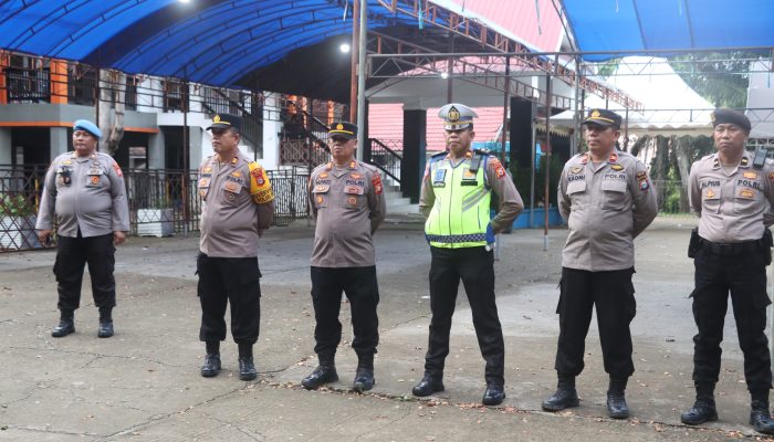 Polres Wajo Apel dan Berkomitmen dalam Pengamanan Pemberangkatan Jamaah Haji
