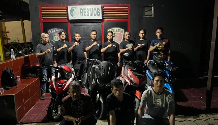 3 Pelaku Curanmor Lintas Provinsi Berhasil di Bekuk Tim Resmob Polres Soppeng