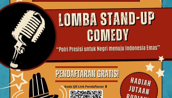 Ayo Buruan Daftarkan diri, Polda Sulbar Gelar Stand-up Comedy. Hadiah Jutaan Rupiah!