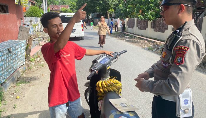 Gelar Patroli Hunting System, Upaya Sat Lantas Polres Majene Tekan Angka Pelanggaran Lalu Lintas