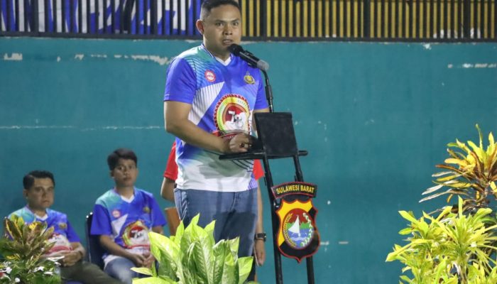 Kapolres Majene Tutup Turnamen Bola Volly Kapolres Cup Dalam Rangka HUT Bhayangkara Ke-78 Tahun 2024